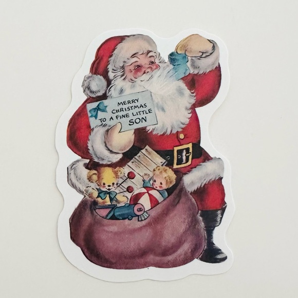10/$10 Santa Claus Sticker - Picture 1 of 1